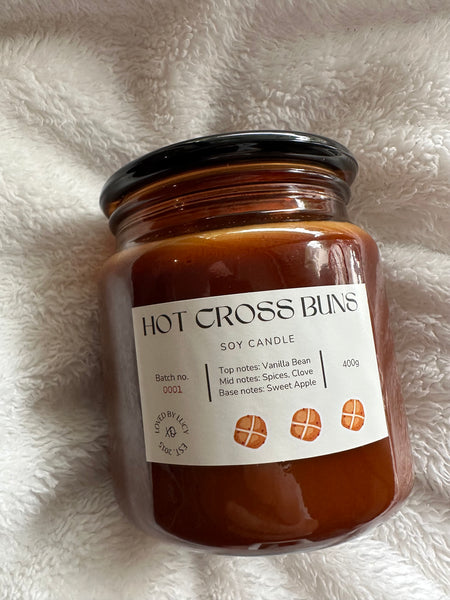 Hot Cross Buns Scented Candle